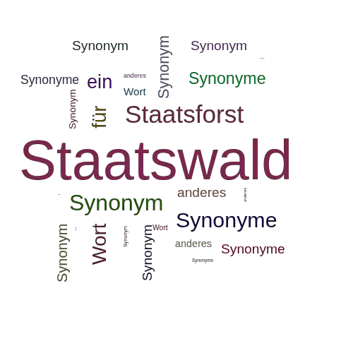 Ein anderes Wort für Staatswald - Synonym Staatswald