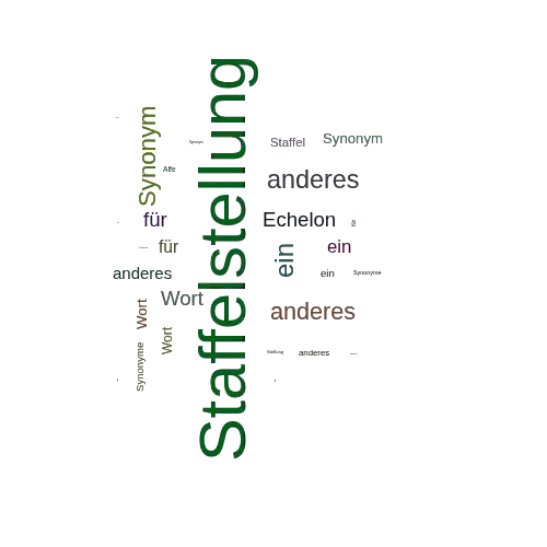 Ein anderes Wort für Staffelstellung - Synonym Staffelstellung
