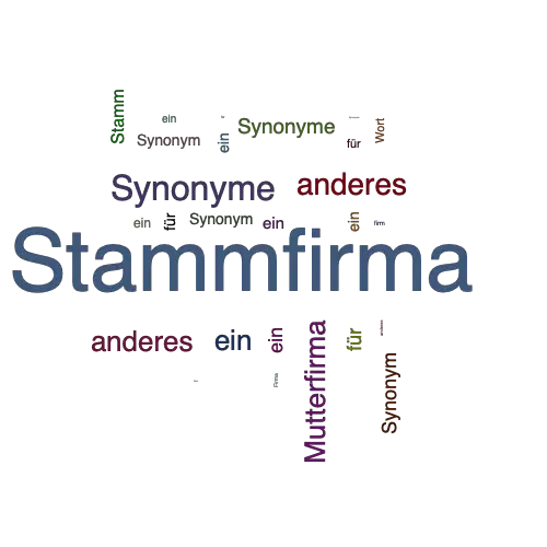 Ein anderes Wort für Stammfirma - Synonym Stammfirma