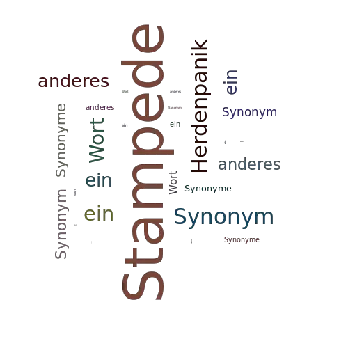 Ein anderes Wort für Stampede - Synonym Stampede