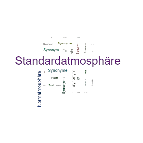 Ein anderes Wort für Standardatmosphäre - Synonym Standardatmosphäre