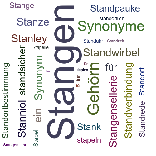 Ein anderes Wort für Stangen - Synonym Stangen