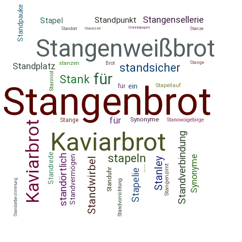 Ein anderes Wort für Stangenbrot - Synonym Stangenbrot
