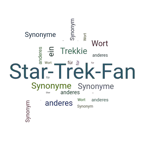 Ein anderes Wort für Star-Trek-Fan - Synonym Star-Trek-Fan