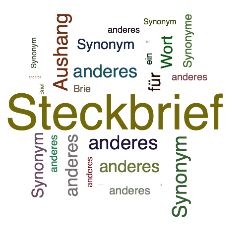 Ein anderes Wort für Steckbrief - Synonym Steckbrief