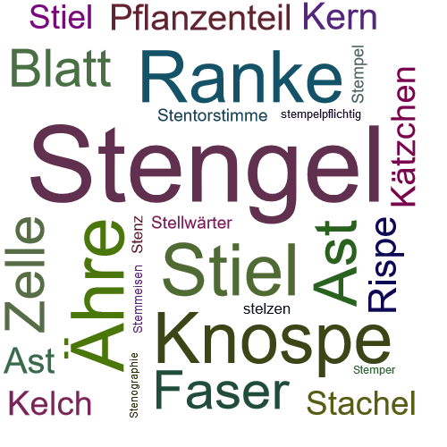 Ein anderes Wort für Stengel - Synonym Stengel