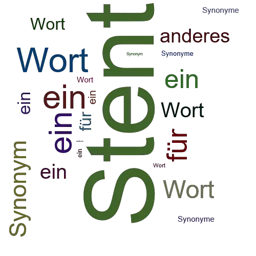 Ein anderes Wort für Stent - Synonym Stent