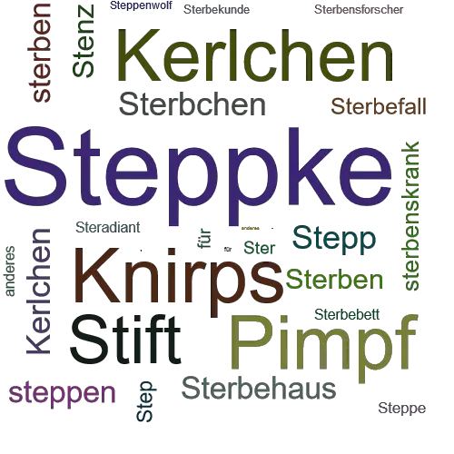 Ein anderes Wort für Steppke - Synonym Steppke