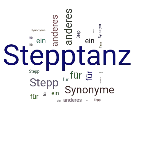 Ein anderes Wort für Stepptanz - Synonym Stepptanz