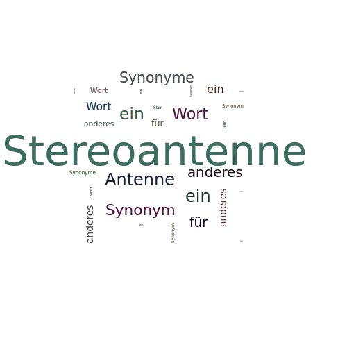 Ein anderes Wort für Stereoantenne - Synonym Stereoantenne