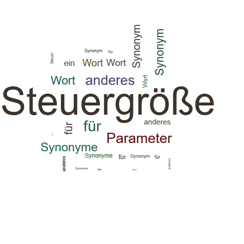 Ein anderes Wort für Steuergröße - Synonym Steuergröße