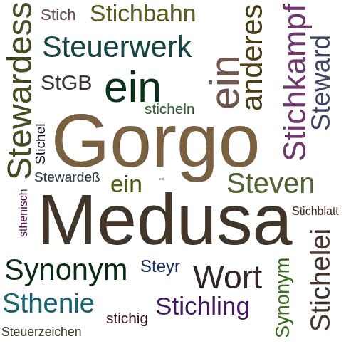 Ein anderes Wort für Stheno - Synonym Stheno