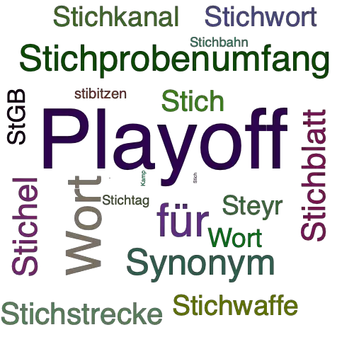 Ein anderes Wort für Stichkampf - Synonym Stichkampf