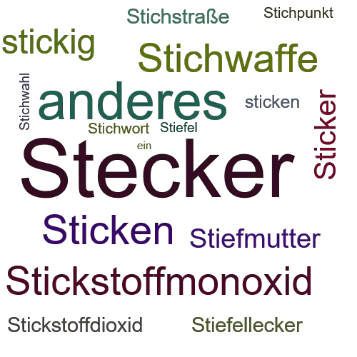 Ein anderes Wort für Stick - Synonym Stick