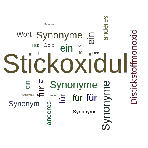 Ein anderes Wort für Stickoxidul - Synonym Stickoxidul