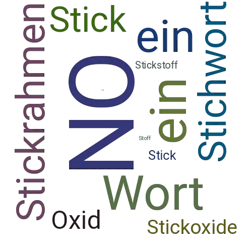 Ein anderes Wort für Stickstoffmonoxid - Synonym Stickstoffmonoxid