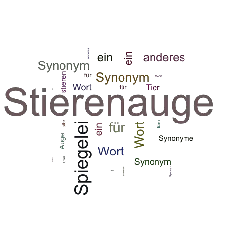 Ein anderes Wort für Stierenauge - Synonym Stierenauge