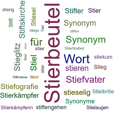 Ein anderes Wort für Stierhoden - Synonym Stierhoden