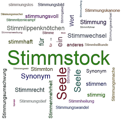 Ein anderes Wort für Stimmstock - Synonym Stimmstock