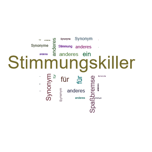 Ein anderes Wort für Stimmungskiller - Synonym Stimmungskiller