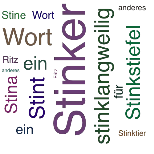 Ein anderes Wort für Stinkfritz - Synonym Stinkfritz