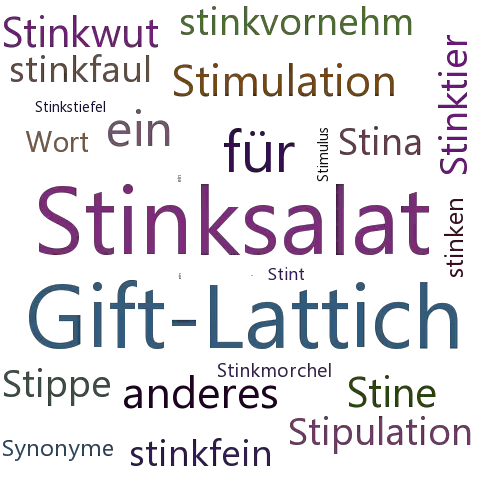 Ein anderes Wort für Stinklattich - Synonym Stinklattich