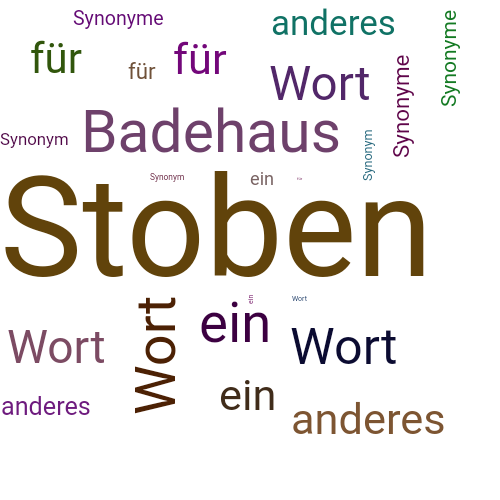 Ein anderes Wort für Stoben - Synonym Stoben