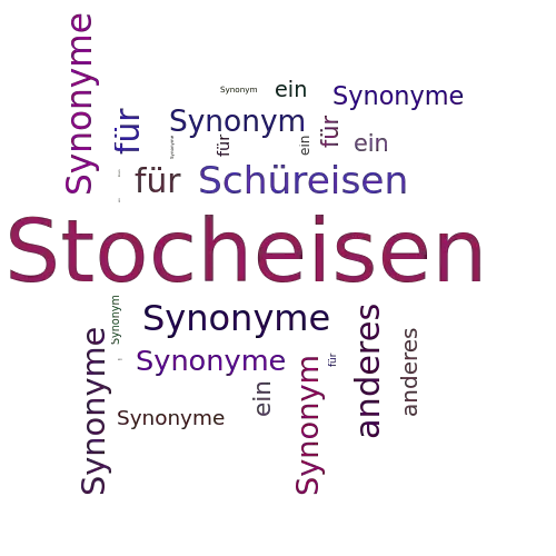 Ein anderes Wort für Stocheisen - Synonym Stocheisen