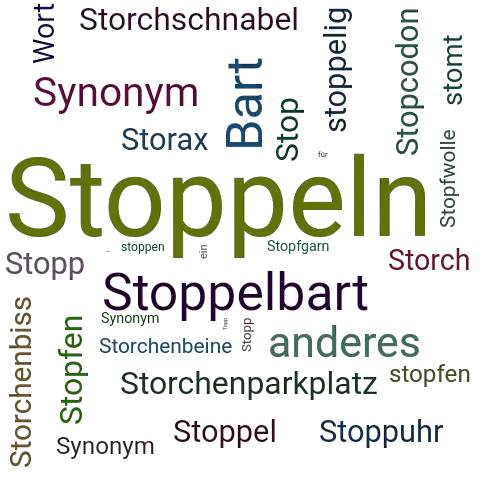 Ein anderes Wort für Stoppeln - Synonym Stoppeln
