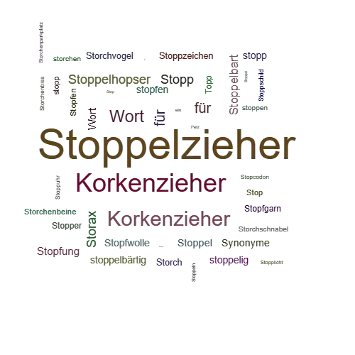 Ein anderes Wort für Stoppelzieher - Synonym Stoppelzieher