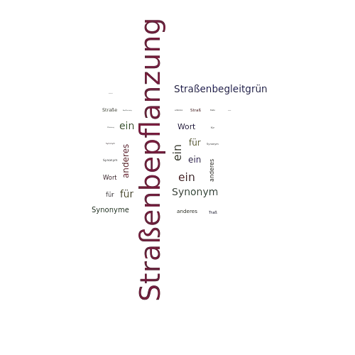 Ein anderes Wort für Straßenbepflanzung - Synonym Straßenbepflanzung