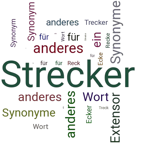 Ein anderes Wort für Strecker - Synonym Strecker