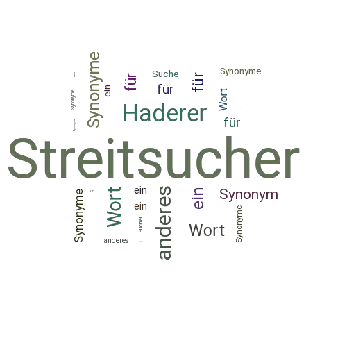 Ein anderes Wort für Streitsucher - Synonym Streitsucher