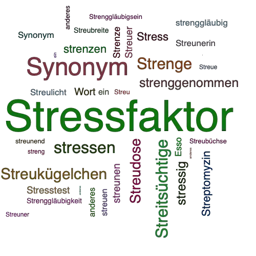 Ein anderes Wort für Stressor - Synonym Stressor