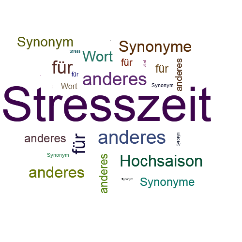 Ein anderes Wort für Stresszeit - Synonym Stresszeit