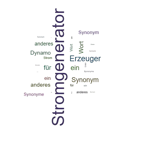 Ein anderes Wort für Stromgenerator - Synonym Stromgenerator