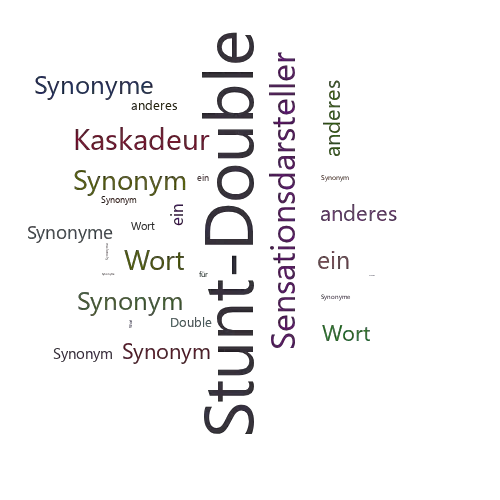 Ein anderes Wort für Stunt-Double - Synonym Stunt-Double