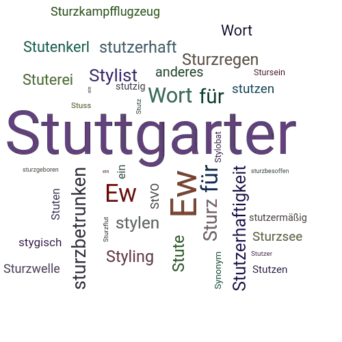 Ein anderes Wort für Stuttgarter - Synonym Stuttgarter