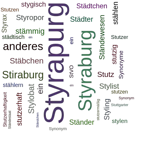 Ein anderes Wort für Styrapurg - Synonym Styrapurg