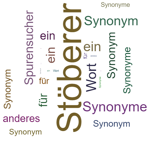 Ein anderes Wort für Stöberer - Synonym Stöberer