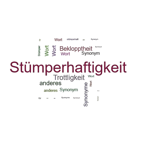 Ein anderes Wort für Stümperhaftigkeit - Synonym Stümperhaftigkeit