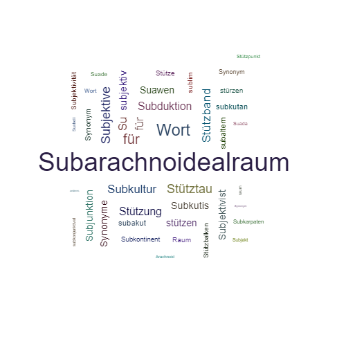 Ein anderes Wort für Subarachnoidalraum - Synonym Subarachnoidalraum
