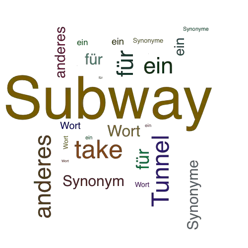 Ein anderes Wort für Subway - Synonym Subway