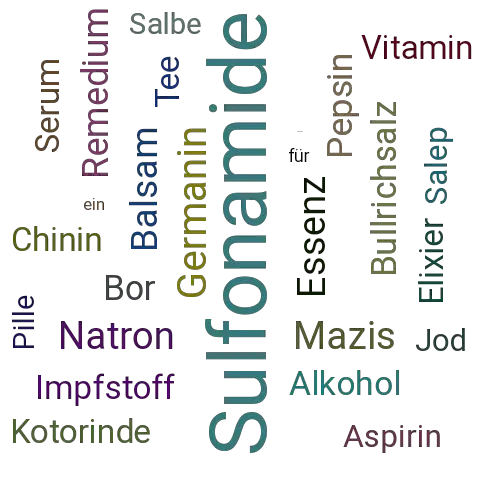 Ein anderes Wort für Sulfonamide - Synonym Sulfonamide