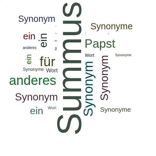 Ein anderes Wort für Summus - Synonym Summus