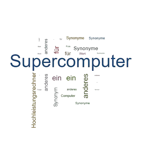 Ein anderes Wort für Supercomputer - Synonym Supercomputer
