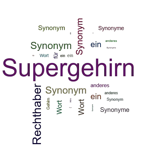 Ein anderes Wort für Supergehirn - Synonym Supergehirn