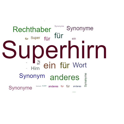 Ein anderes Wort für Superhirn - Synonym Superhirn