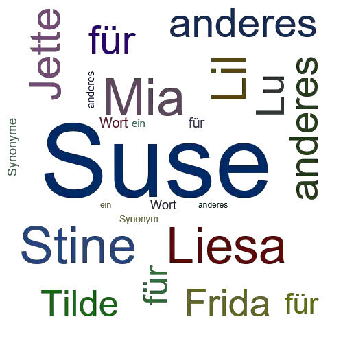 Ein anderes Wort für Suse - Synonym Suse