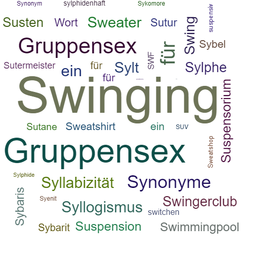 Ein anderes Wort für Swinging - Synonym Swinging